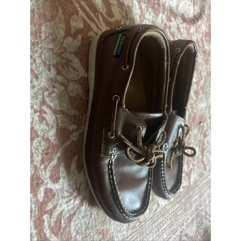 Sebago Docksides Women's Brown Shoes Loafers Size 6 M - Picture 5 of 11